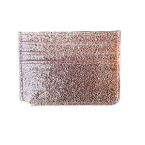 Pale Pink Glitter Metallic Wallet - (#0411)